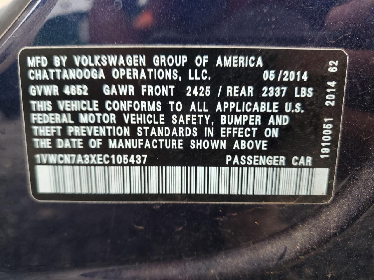 VOLKSWAGEN PASSAT SEL