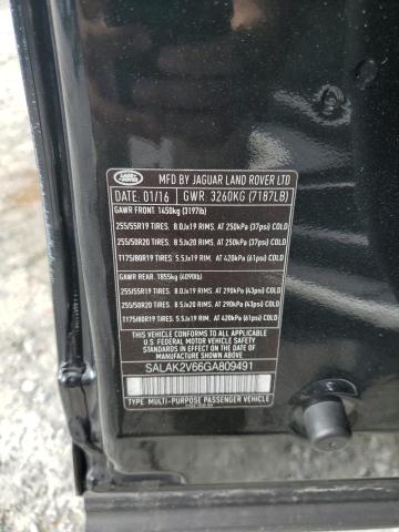 2016 LAND ROVER LR4 HSE LU SALAK2V66GA809491