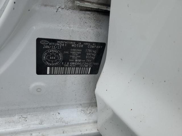 2017 HYUNDAI ELANTRA SE KMHD84LF2HU377995