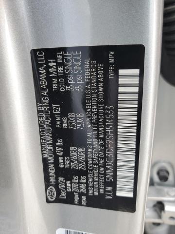 2025 HYUNDAI TUCSON SEL 5NMJC3DE9SH514533