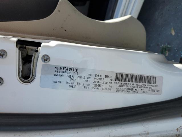 2016 DODGE GRAND CARA 2C4RDGCG1GR384934