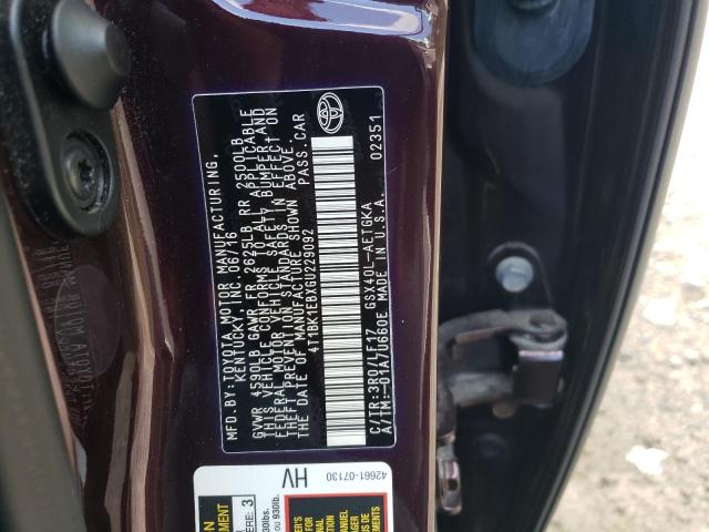 2016 TOYOTA AVALON XLE 4T1BK1EBXGU229092
