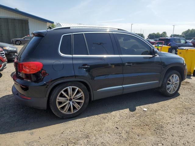VOLKSWAGEN TIGUAN S 2014 black 4dr spor gas WVGBV3AX8EW532247 photo #4