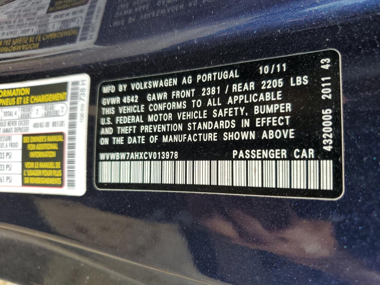 VOLKSWAGEN EOS KOMFORT