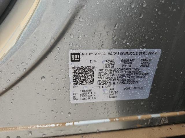 2025 CHEVROLET EQUINOX LT - 3GNAXHEG8SL200271