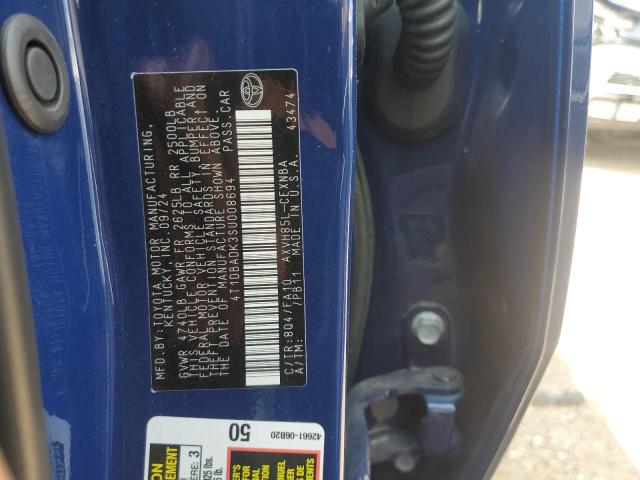 2025 TOYOTA CAMRY XSE 4T1DBADK3SU008694