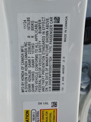 2025 HONDA CIVIC SPOR - 2HGFE4F80SH317924