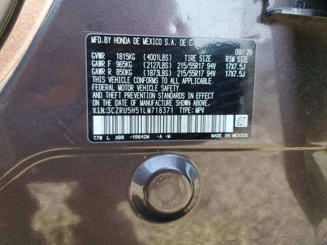 2020 HONDA HR-V EX 3CZRU5H51LM718371