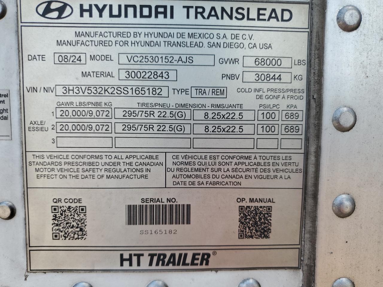Lot #3273755364 2025 HYUNDAI TRANSLEAD