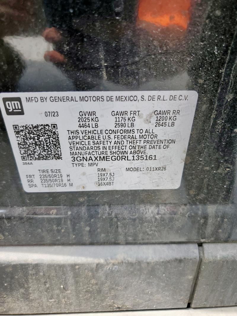 2024 CHEVROLET EQUINOX RS 3GNAXMEG0RL135161