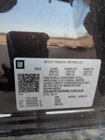 2019 BUICK ENCLAVE PR 5GAERCKW4KJ161416