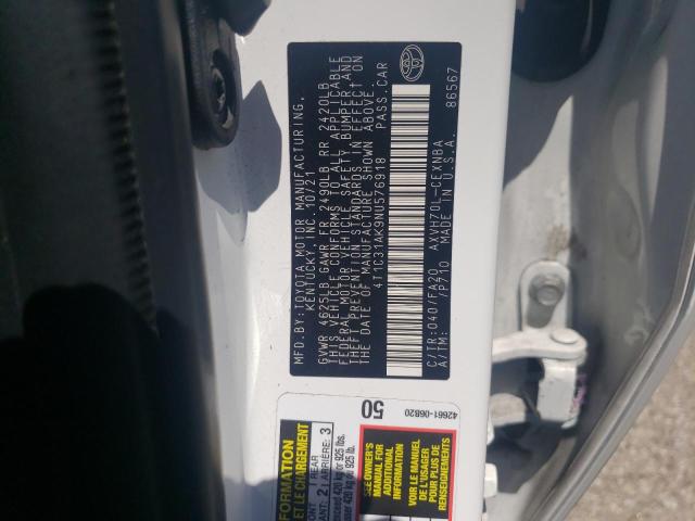 2022 TOYOTA CAMRY LE 4T1C31AK9NU576918
