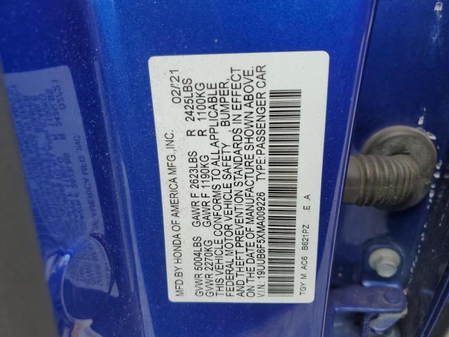2021 ACURA TLX TECH A 19UUB6F5XMA009226