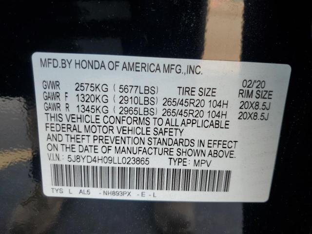 2020 ACURA MDX A-SPEC 5J8YD4H09LL023865