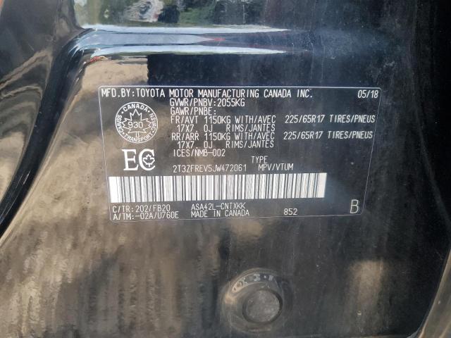 2018 TOYOTA RAV4 LE 2T3ZFREV5JW472061