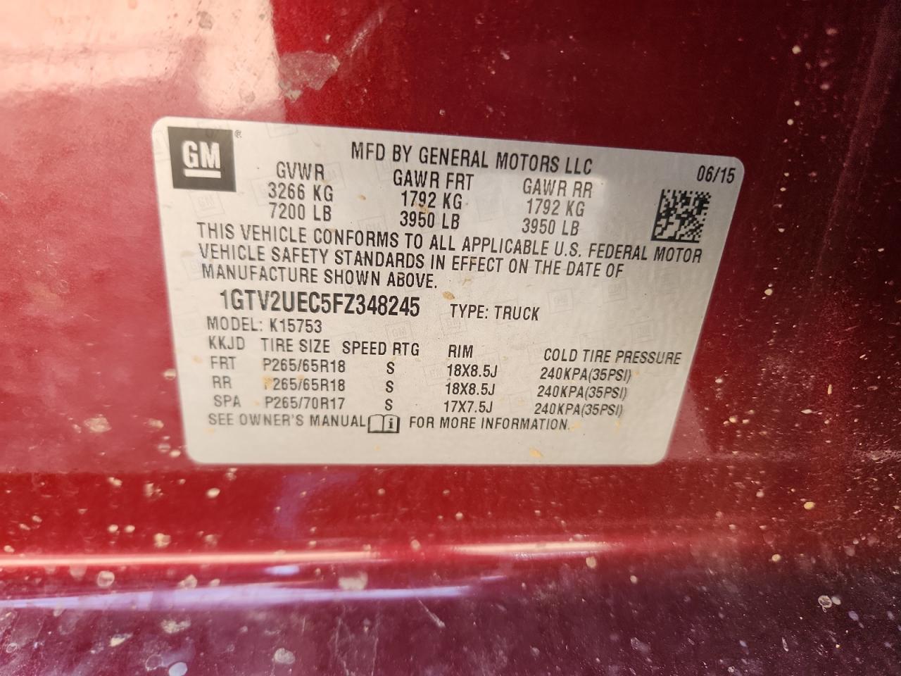 GMC SIERRA 1500 K1500 SLE