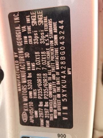 2011 KIA SORENTO EX - 5XYKU4A28BG043244