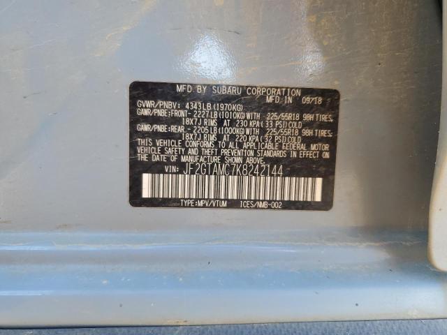 2019 SUBARU CROSSTREK JF2GTAMC7K8242144