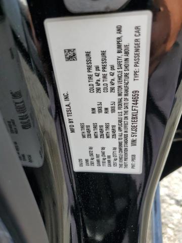 2020 TESLA MODEL 3 5YJ3E1EBXLF744659