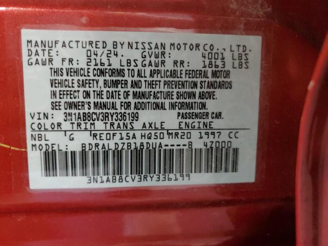 2024 NISSAN SENTRA SV 3N1AB8CV3RY336199