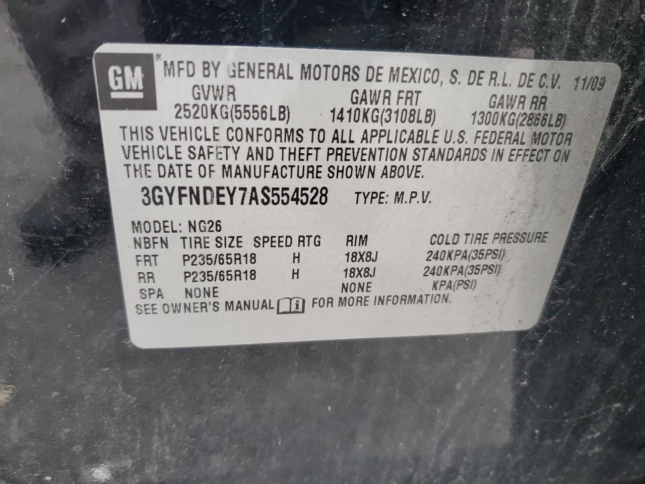 CADILLAC SRX LUXURY COLLECTION