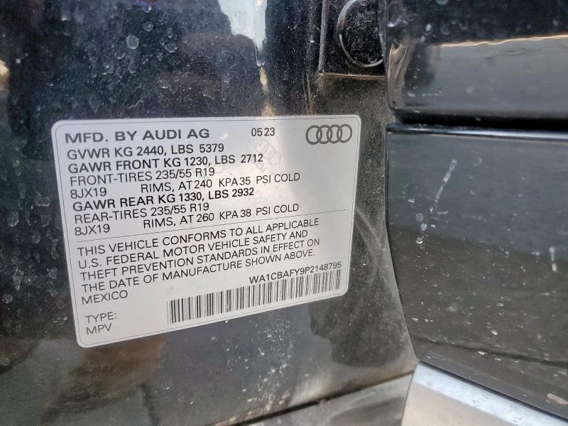 2023 AUDI Q5 PRESTIG WA1CBAFY9P2148795