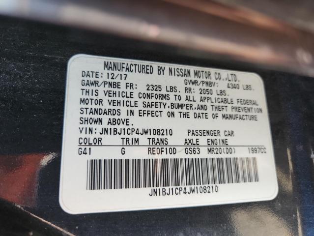 2018 NISSAN ROGUE SPOR JN1BJ1CP4JW108210