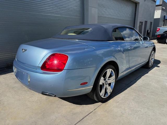 BENTLEY CONTINENTAL GTC 2008 blue  gas SCBDR33W38C051739 photo #4