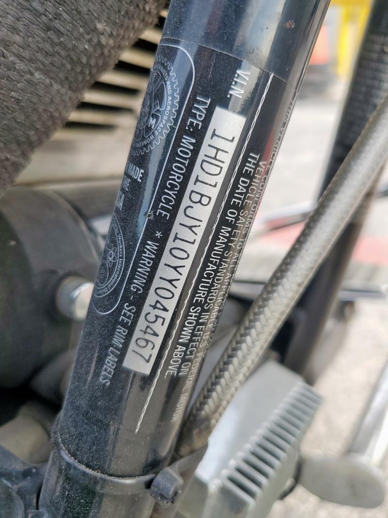 2000 HARLEY-DAVIDSON FLSTC 1HD1BJY10YY045467