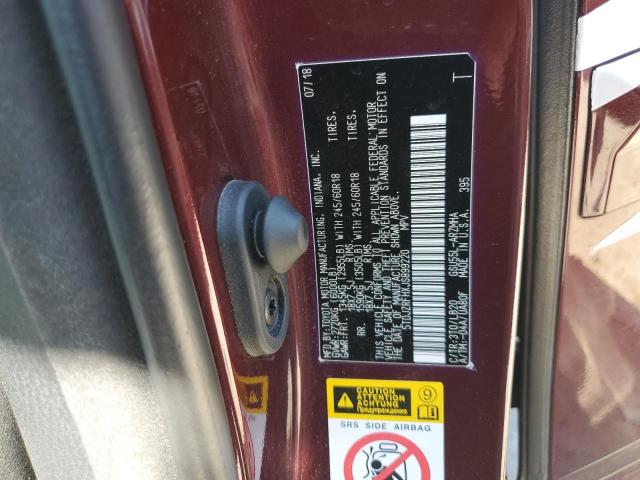 2018 TOYOTA HIGHLANDER 5TDJZRFHXJS899220