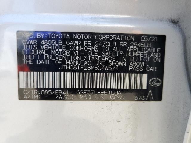 2021 LEXUS IS 300 JTHC81F28M5046574