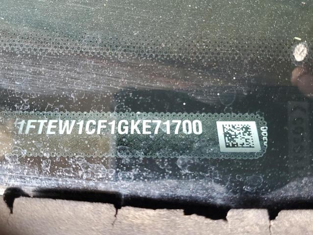 2016 FORD F150 SUPER 1FTEW1CF1GKE71700