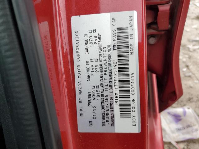 2015 MAZDA 3 SV JM1BM1T77F1257901