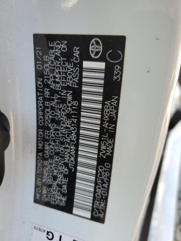 2021 TOYOTA PRIUS SPECIAL EDITION JTDKAMFU8M3141118