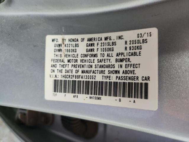 2015 HONDA ACCORD EXL 1HGCR2F89FA130052