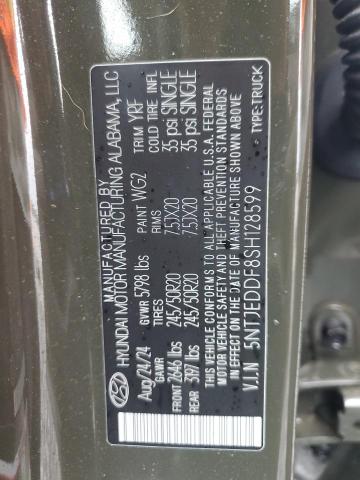 2025 HYUNDAI SANTA CRUZ 5NTJEDDF8SH128599