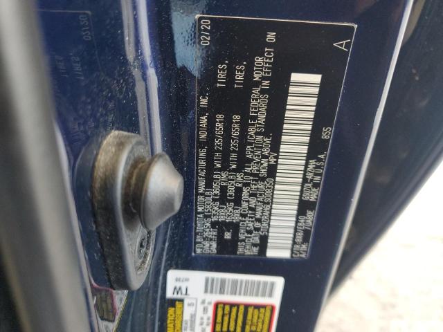 2020 TOYOTA HIGHLANDER 5TDHZRAH6LS008350