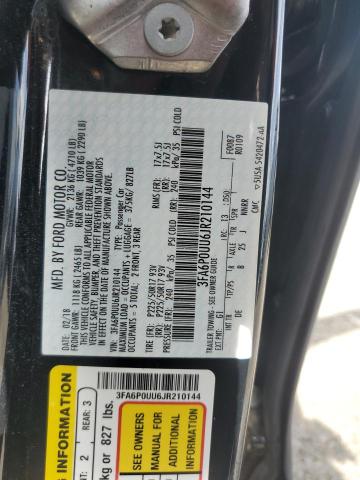 2018 FORD FUSION S H 3FA6P0UU6JR210144