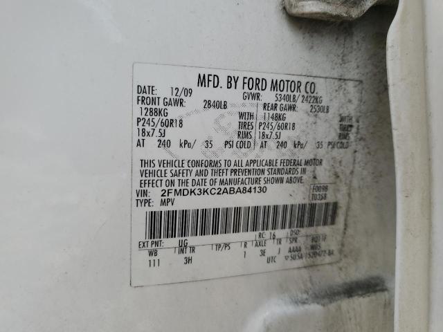 2010 FORD EDGE LIMIT - 2FMDK3KC2ABA84130