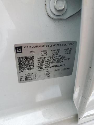 2019 CHEVROLET SILVERADO 3GCPYFEDXKG313819