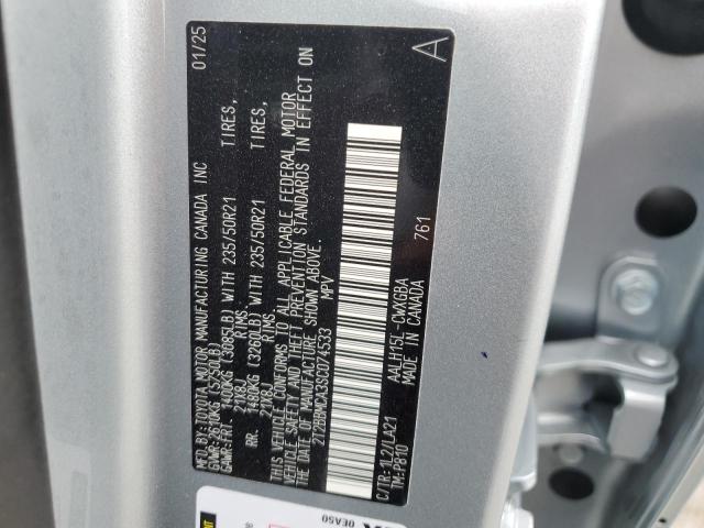 2025 LEXUS RX 350H BASE 2T2BBMCA3SC074533
