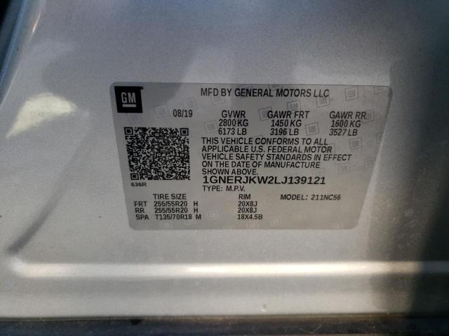 2020 CHEVROLET TRAVERSE R 1GNERJKW2LJ139121