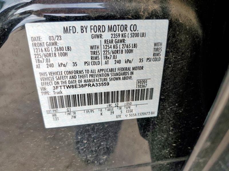 2023 FORD MAVERICK X - 3FTTW8E38PRA33559