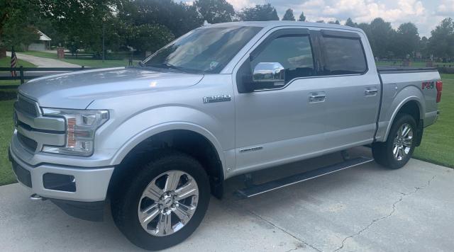 FORD F150 SUPER 2018 silver  diesel 1FTFW1E1XJFD49360 photo #3