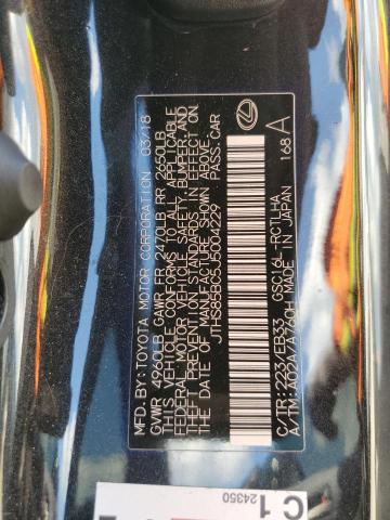 2018 LEXUS RC 300 JTHS85BC5J5004229