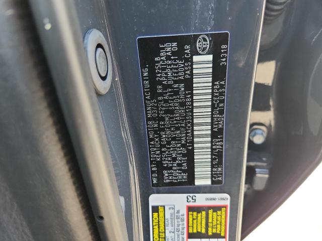 2025 TOYOTA CAMRY XSE 4T1DAACK3SU128841