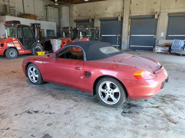 PORSCHE BOXSTER 2001 red converti gas WP0CA29821U625928 photo #3
