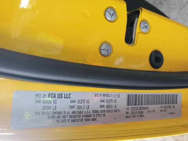 2017 DODGE CHALLENGER 2C3CDZDJ8HH502842