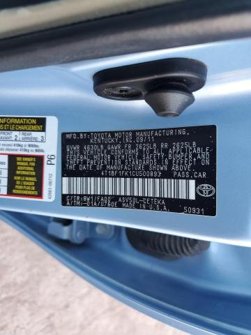 2012 TOYOTA CAMRY BASE - 4T1BF1FK1CU500893