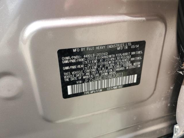 2015 SUBARU FORESTER 2 JF2SJAHC1FH420811